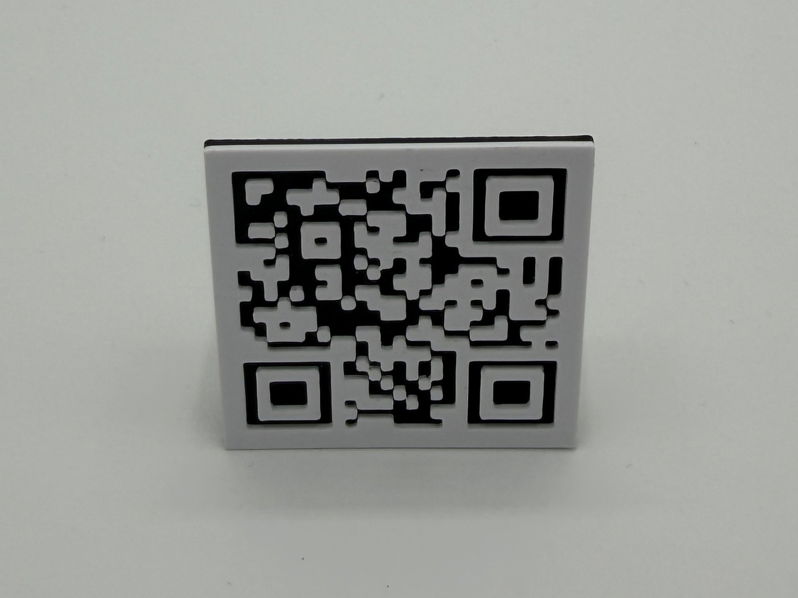 QR code en relief — restaurant