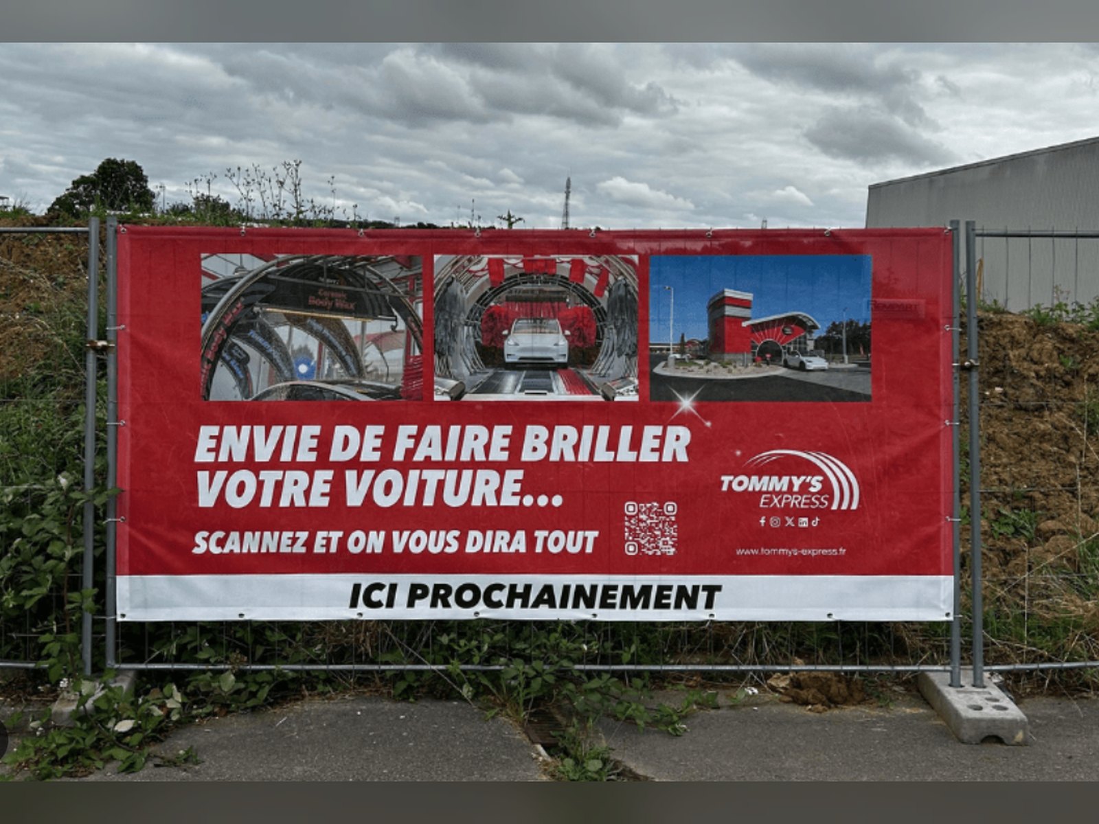 Bâche de chantier — Tommy's Express