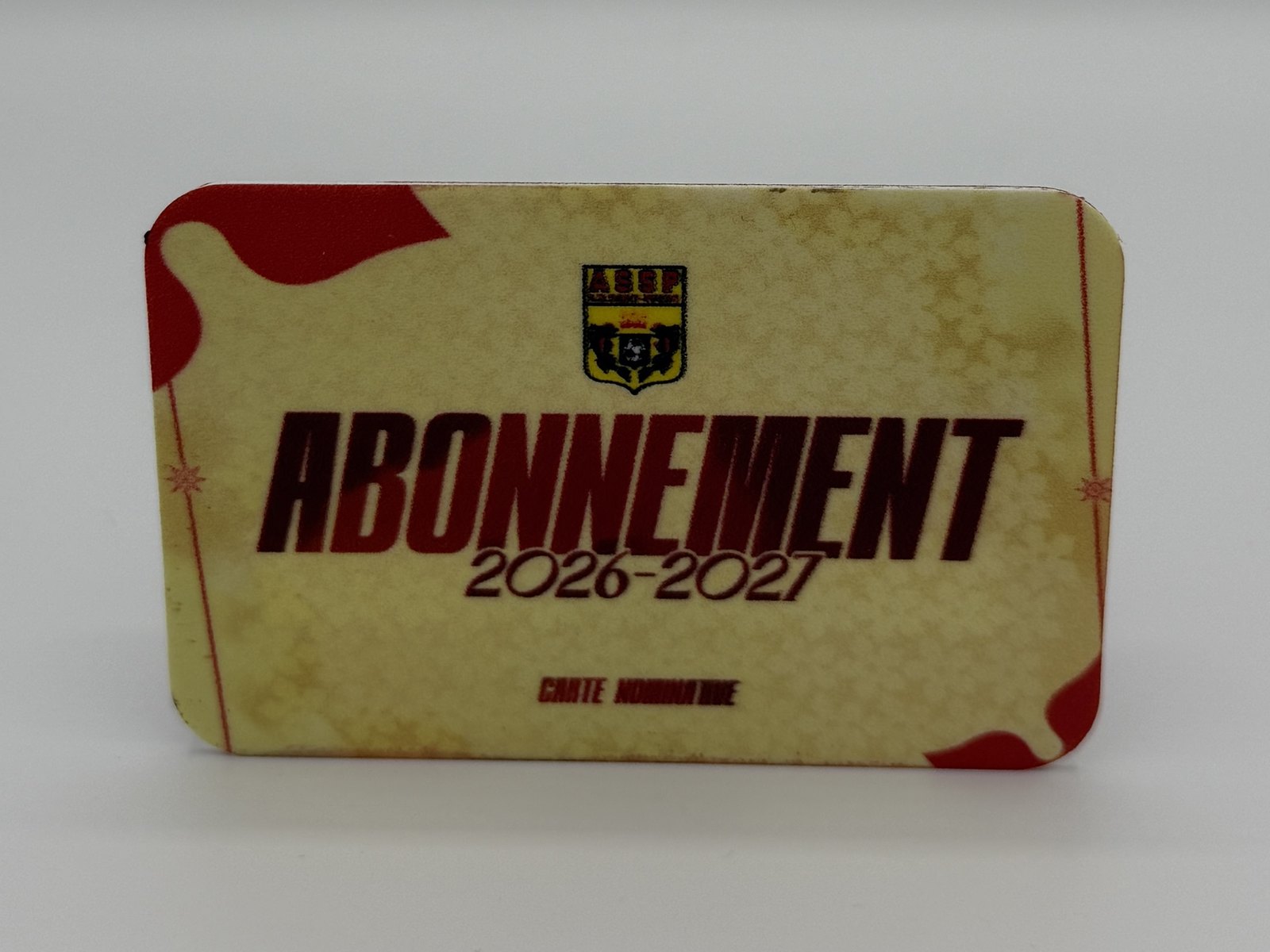 Carte d'abonnement 2026-2027 — ASSP