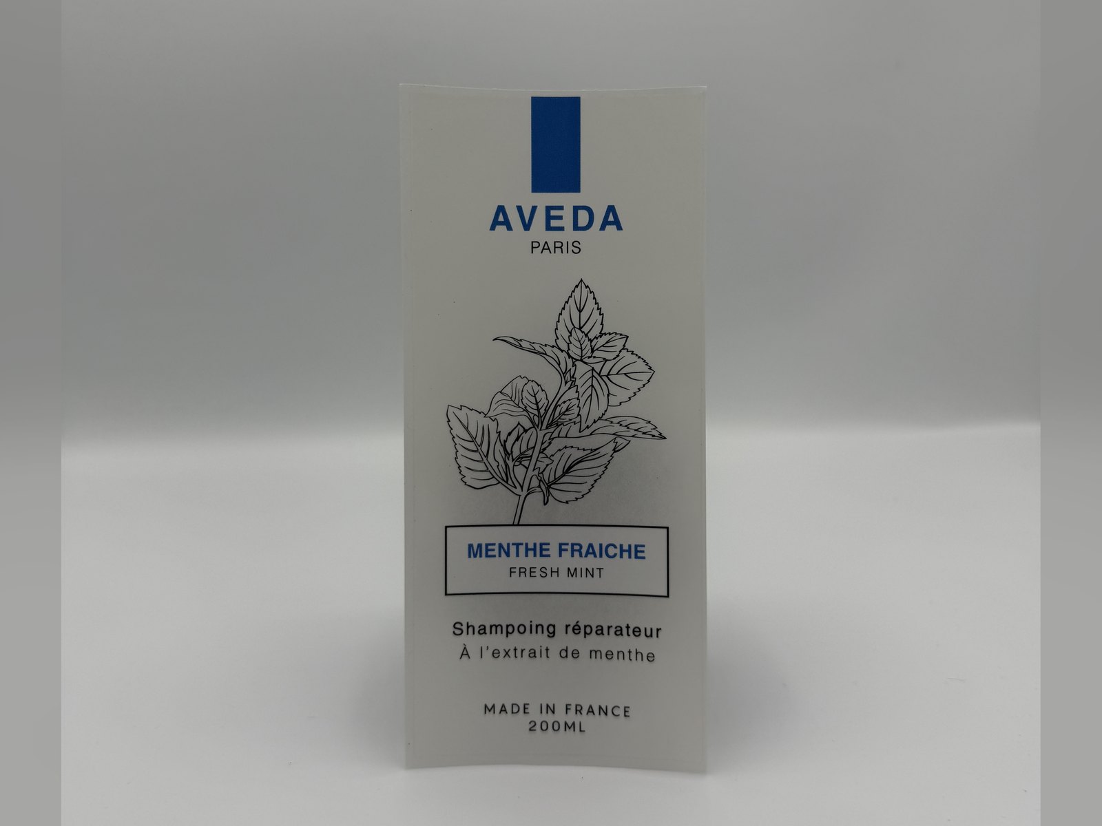 Étiquette shampoing — Aveda Paris