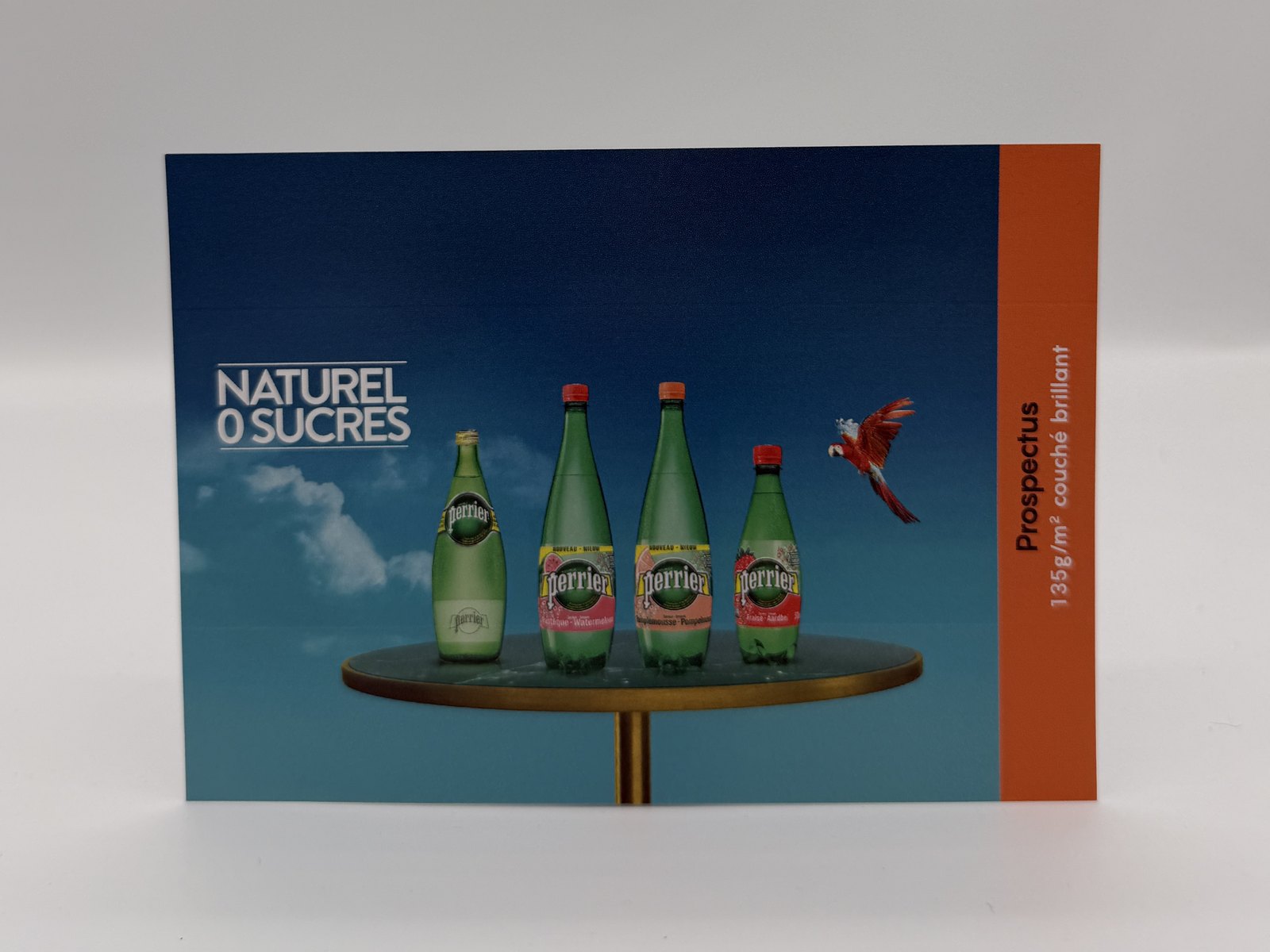 Prospectus couché brillant — Perrier