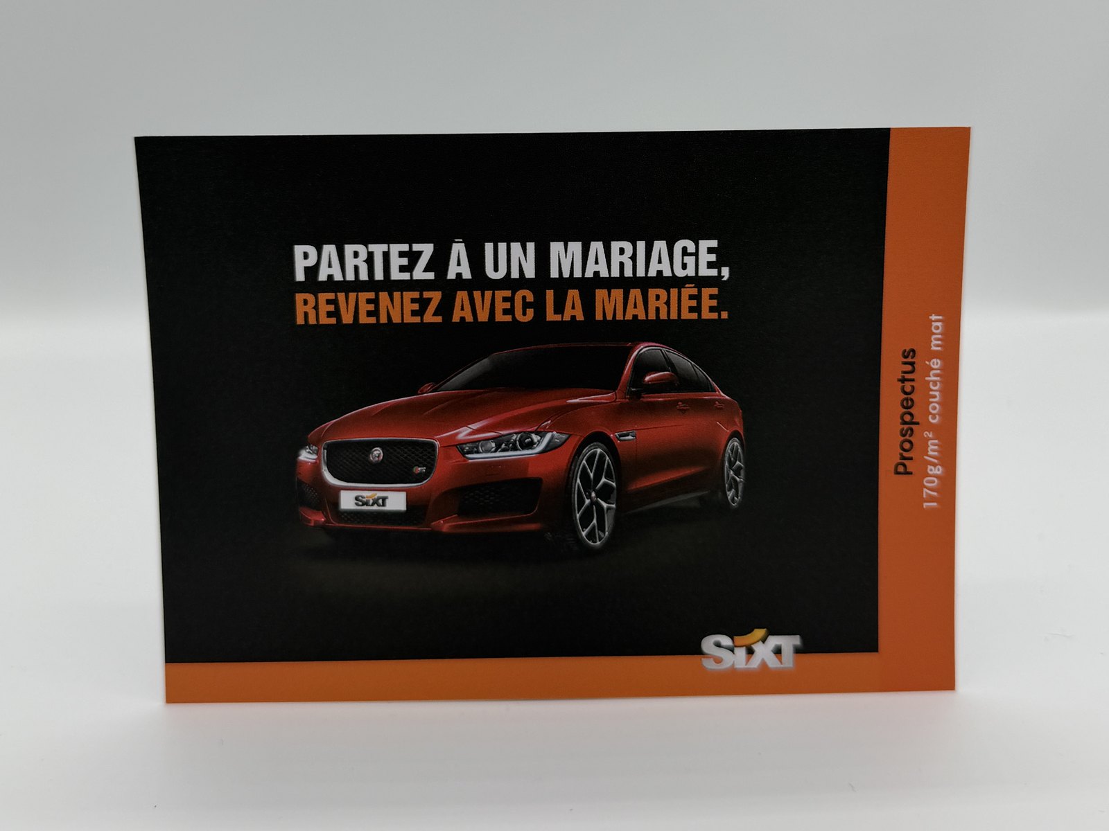 Prospectus gaufré — Sixt