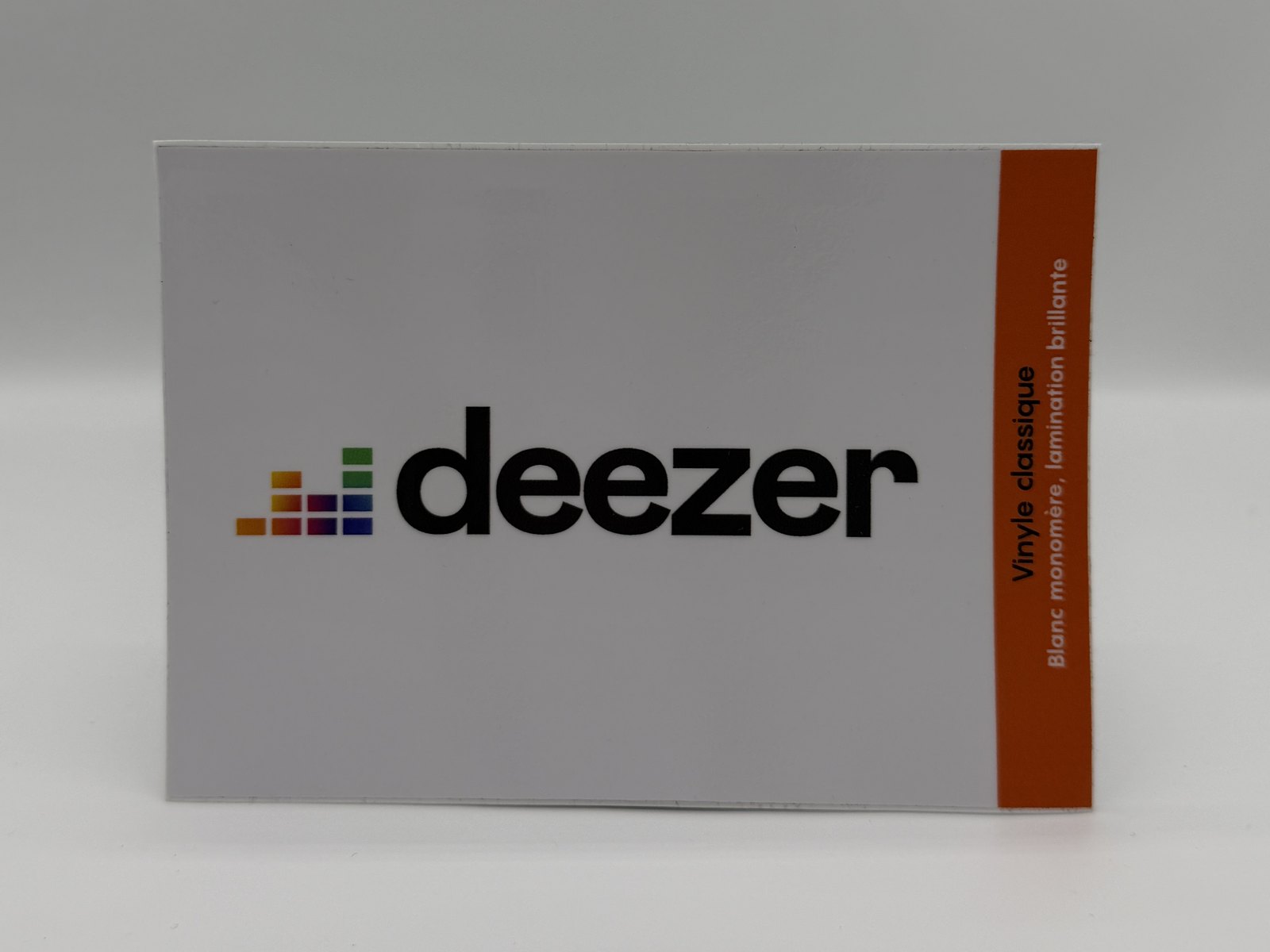 Sticker vinyle monomère — Deezer